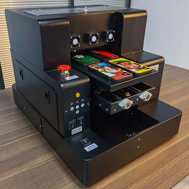 VEVOR AUTOMATIC A4 UV Printer Flatbed Printing Machine High Precision ...