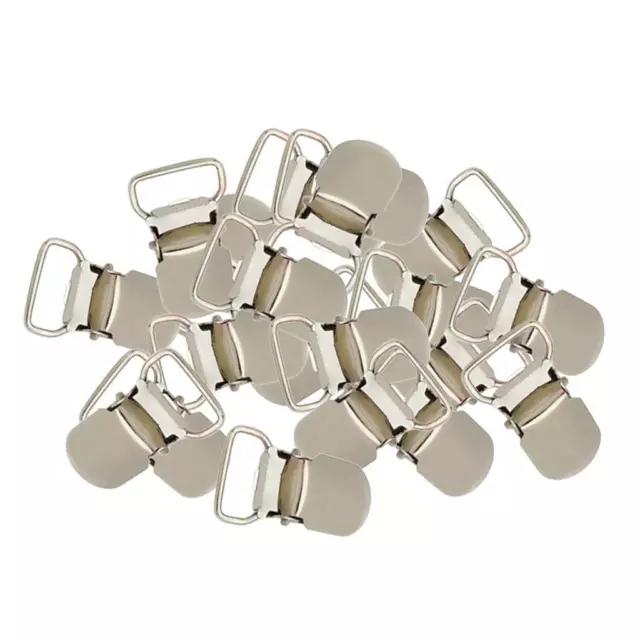 20 Pieces Webbing Hook Pacifier Suspender Clips