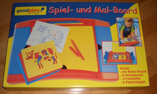 Goodplay Kinder Spiel- + Malboard Spielboard Malboard Auto Maltisch Spieltisch