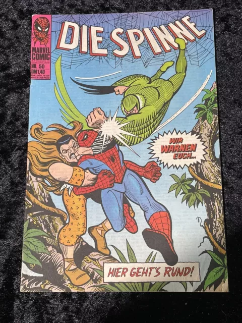 Comic Die Spinne Nr. 50 Williams Verlag Marvel Spiderman Deutsch JF259