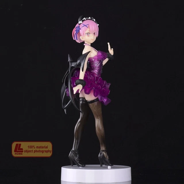 ANIME REO DEVIL Ram Rem cute girl Standing PVC Figure Statue Toy Gift