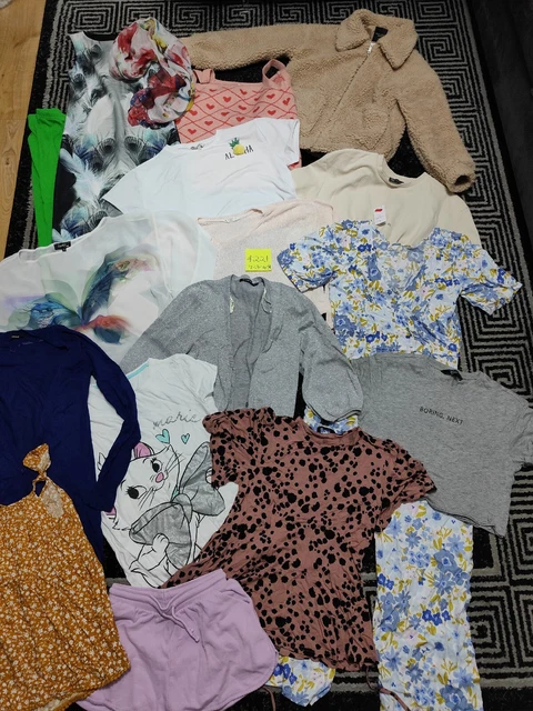 #221 Enorme pacchetto di vestiti per ragazze 12-13-14 anni GEORGE NEXT NUOVO LOOK NOCE ZARA
