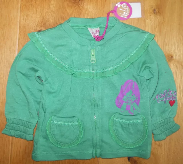 Nolita Pocket baby girl green jacket top cardigan 3-6 m  BNWT