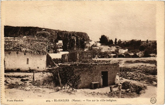 CPA AK MAROC FLANDRIN (404)- el-hadjeb - Vue sur la ville indigene (114107)