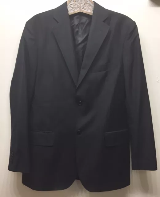 Tommy Hilfiger Men’s Wool Blazer Jacket 2 Button Black 38R Italy