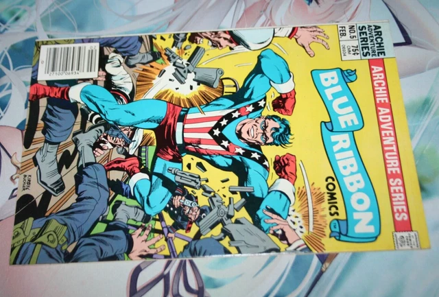 Blue Ribbon Comics #5 - Lancelot Strong/The Shield - Copper Age  - VF/NM