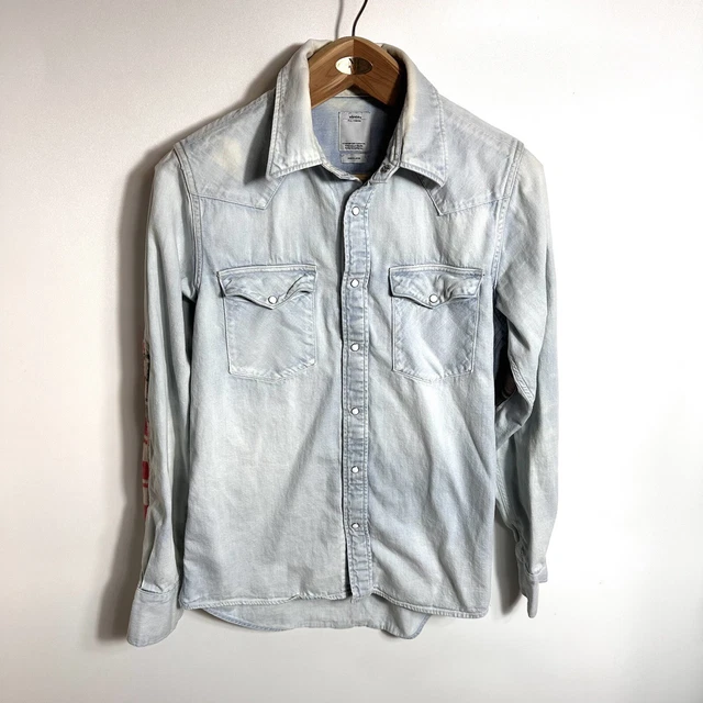 VISVIM AUTHENTIC INGALL HOODIE SHIRT L/S 0119205011009 Size 2 Used