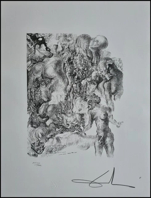Salvador Dali Artist Proof Lithograph la Victoire