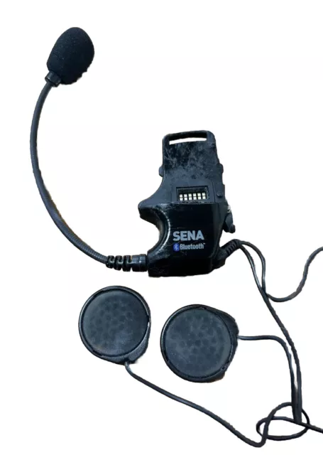 Sena 10s motorcycle bluetooth headset clamp, mount,ear piece and mic-see picture