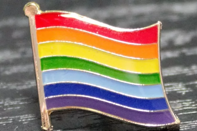 RAINBOW LGBT PRIDE Country Metal Flag Lapel Pin Badge *NEW*MIX & MATCH BUY 3 GET