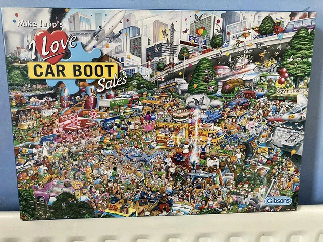 Mike Jupp - Puzzle 1000 Pezzi 'I Love The Weekend' - Caos Divertente E Dettagli Nascosti, 66x50 Cm