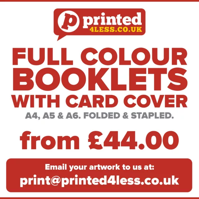 Brochures Booklets Printed Full Colour Order Of Service A4 A5 130 135 250 Gsm