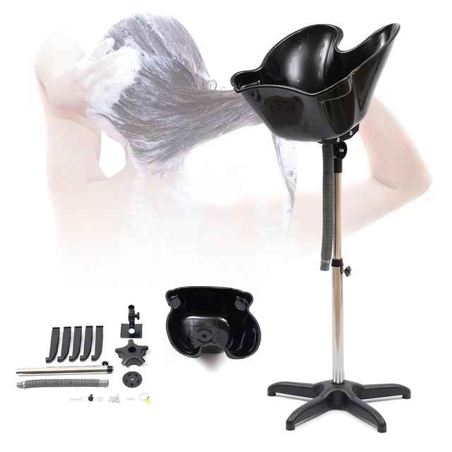 Lavabo posteriore parrucchiere casa lavabo per capelli mobile risciacquo regolabile in altezza