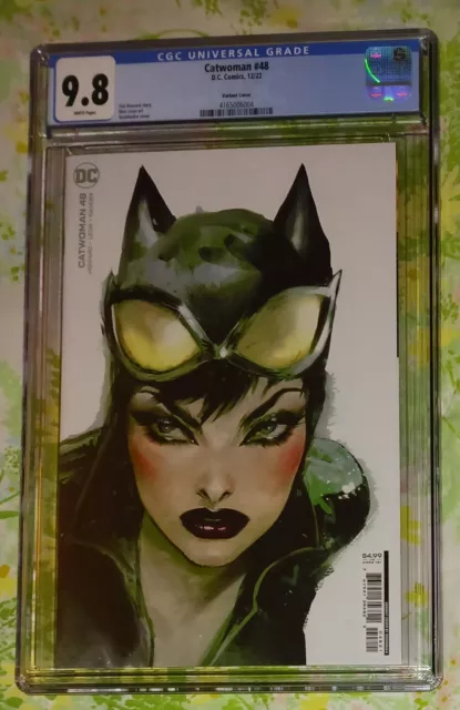 Catwoman #48 CGC 9.8 Sozomaika 'minimal' variant cover 12/2022