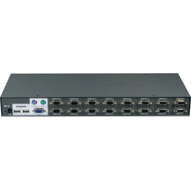 KVM trendnet TK-1603r 16 ports avec 8 cables 1,80m et 4 cables 5m 2