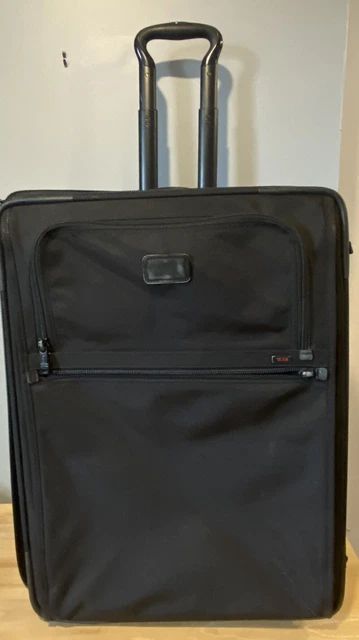 Tumi 22024DH Black Ballistic Nylon Rolling Wheeled 24" Suitcase Luggage Alpha 2