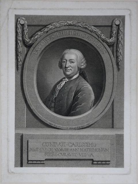 Jacob Friedrich Kees (1730-1780) Kupferstich von Bause ca. 1780