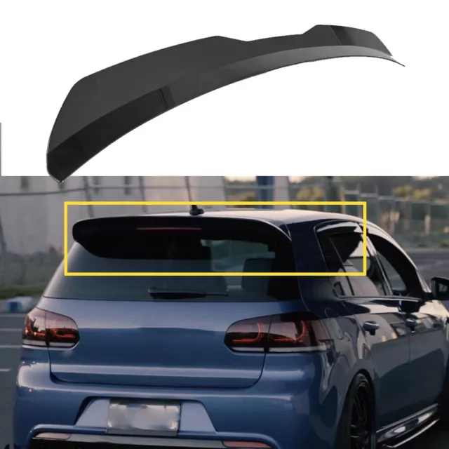 99cm Glossy Black For VW for Golf MK6 MK7 Hatch Rear Boot Trunk Spoiler Lip Wing