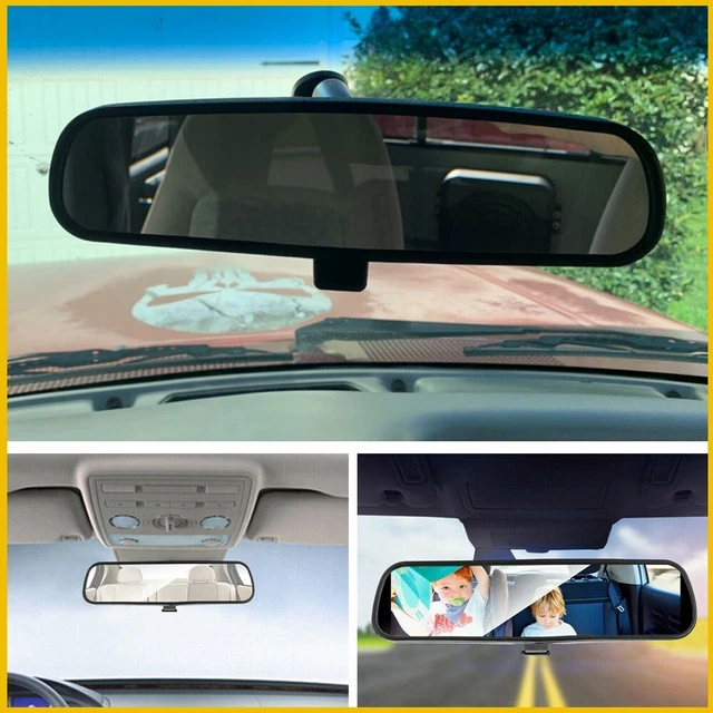 10& BLACK REAR View Mirror Interior On Car Replacement Day Night