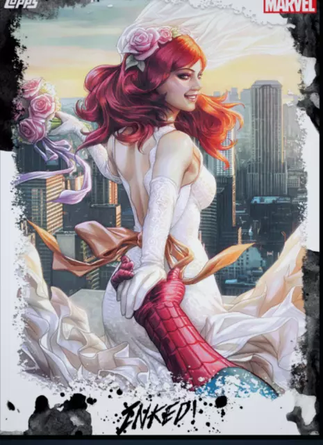 Mary Jane S1 Inked Tilt super rare - Topps Marvel Collect Digital card