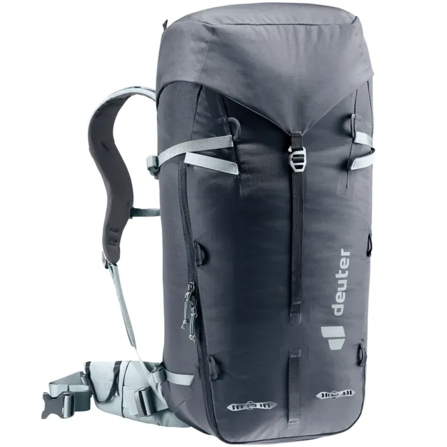 Deuter Guide 34 + 8 Liter Kletterrucksack Alpinrucksack Rucksack Schwarz/Grau