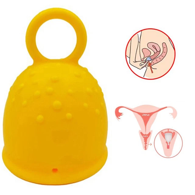 47*64 mm copa menstrual femenina de silicona suave período sensible reutilizable* ZR