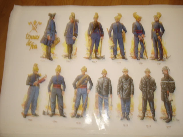 Planche Uniformes Bspp 80X40 120Gr Attention La Planche Sera Pliee
