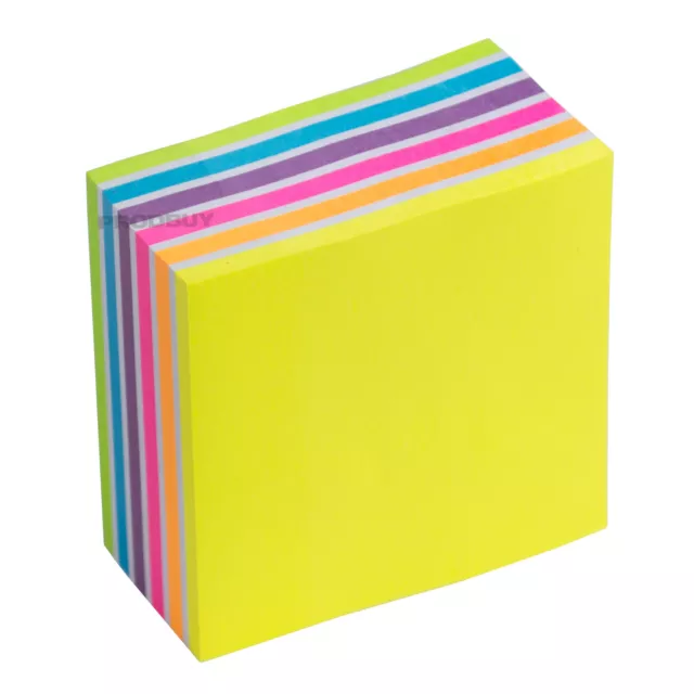 1200 Neon & Pastel Colour Large Sticky Notes 5 x 3 Big Paper Memo Note  Pads