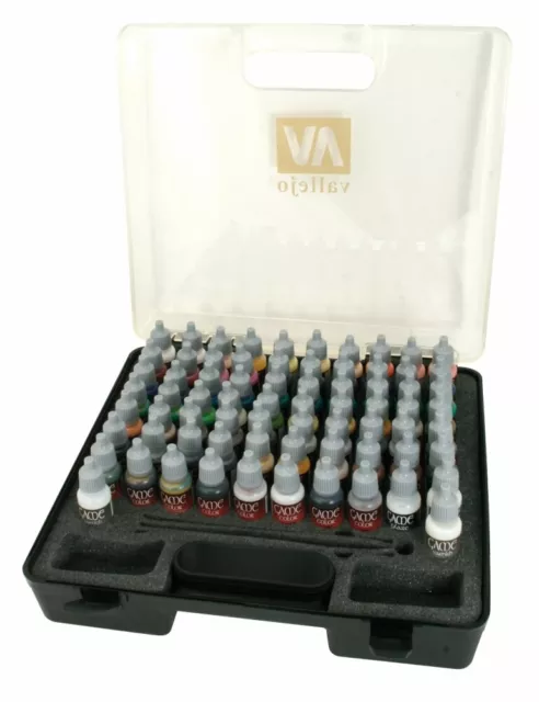 (VAL72172) - AV Vallejo Game Color Set - Box Set (72 cols + carry case)