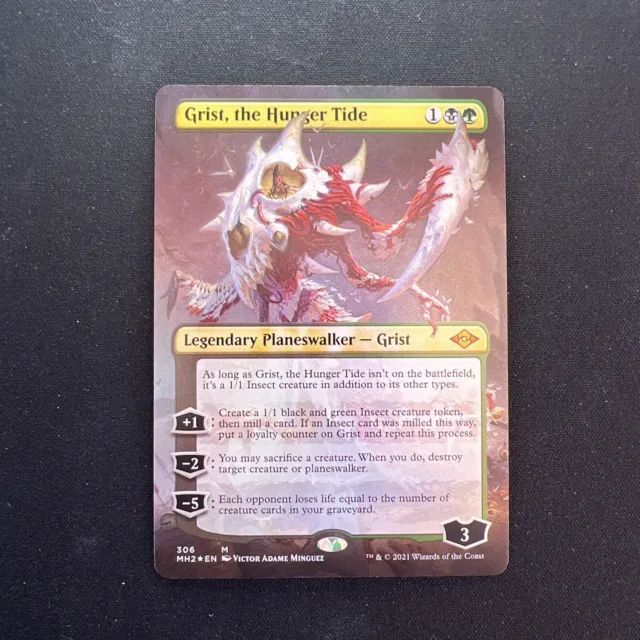 Grist, the Hunger Tide 306 - Alternate Art Borderless - Foil NM Near Mint MTG