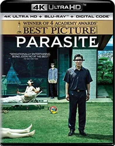 Parasite [New 4K UHD Blu-ray] With Blu-Ray, 4K Mastering, Digital Copy, 2 Pack