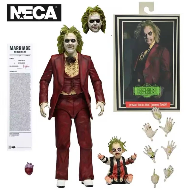 BEETLEJUICE figurine Beetlejuice Red Tuxedo Neca en PVC 18cm