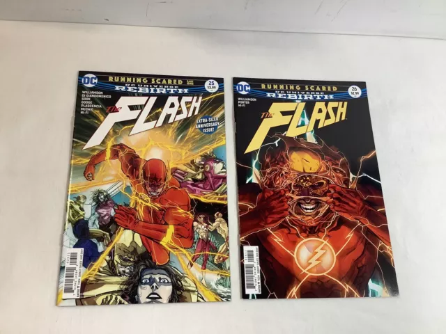 The Flash #25,26 DC Comics 2017  DC Universe Rebirth Running Scared