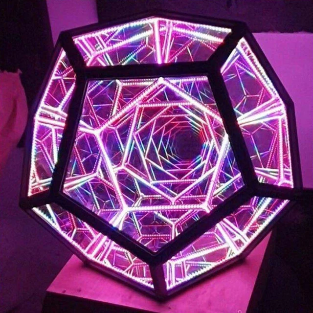 Infinity Dodecahedron Lampe De Jeu Dodecahedron Cool Rgbw Led Lampe De