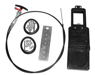 VALTERRA LLC TC172 Sewer Waste Valve In Black Water With Cap