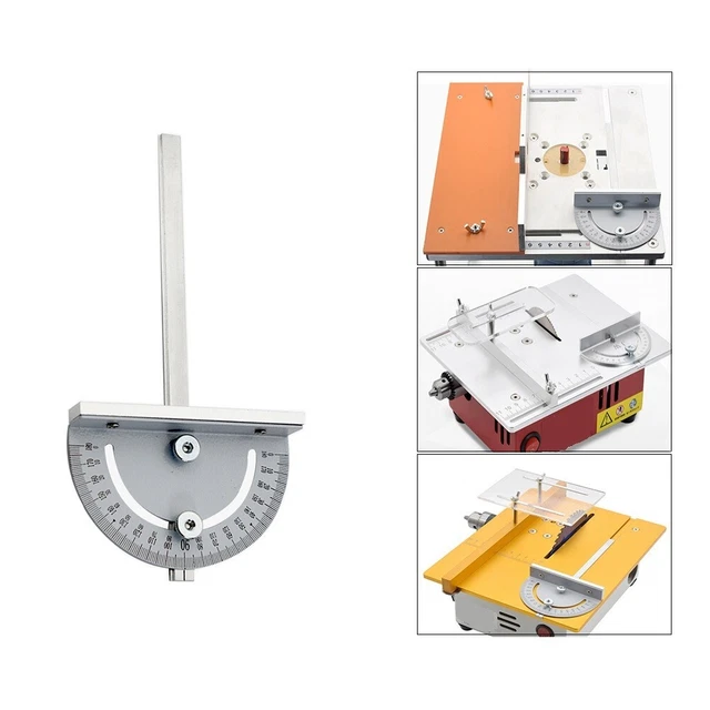 Jauge D’onglet Réglable Pour Scie – Table De Travail, Alliage, Précision Bois