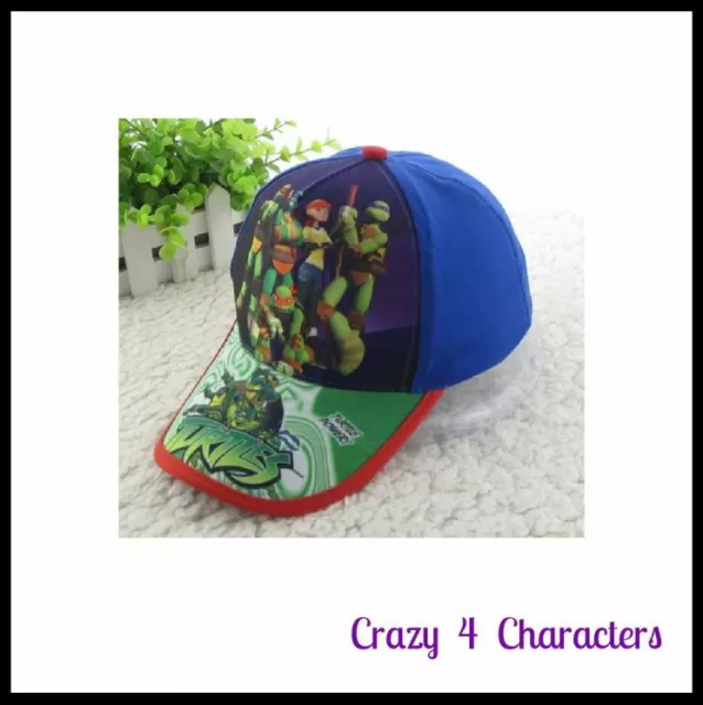 Teenage Mutant Ninja Turtles TMNT Blue Hat Cap Leonardo Michaelangelo Raphael