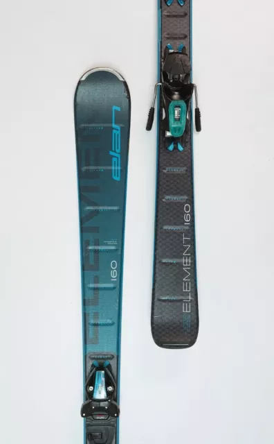 Ski Elan Element black/blue Parabolik 160cm + ELW 9 Bindung Mo.2019/20 (PE#222)
