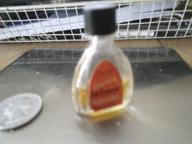 Laumon's LaFrance Vintage  1/8 oz Perfume bottle About 3/8 full