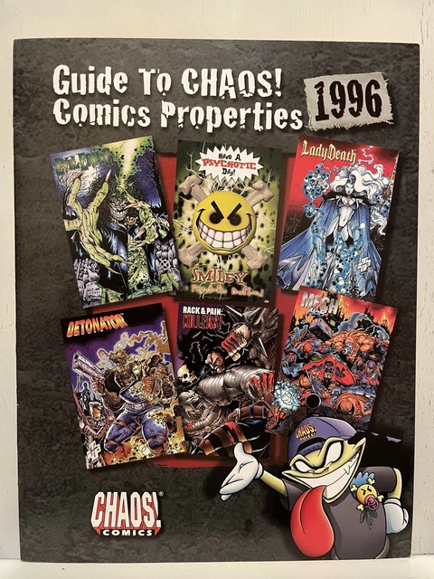 Guide To Chaos Comics Properties 1996 * Evil Ernie, Lady Death * Very Rare * FN?