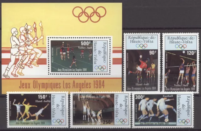 Olympiade 1984, Olympic Games - Obervolta - ** MNH