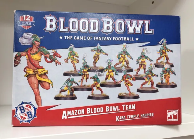 Blood Bowl Amazon Team : Kara Temple Harpies Single Miniatures