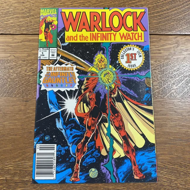 Warlock and the Infinity Watch #1 Newsstand Marvel Comics 1992 HIGH GRADE VF/NM