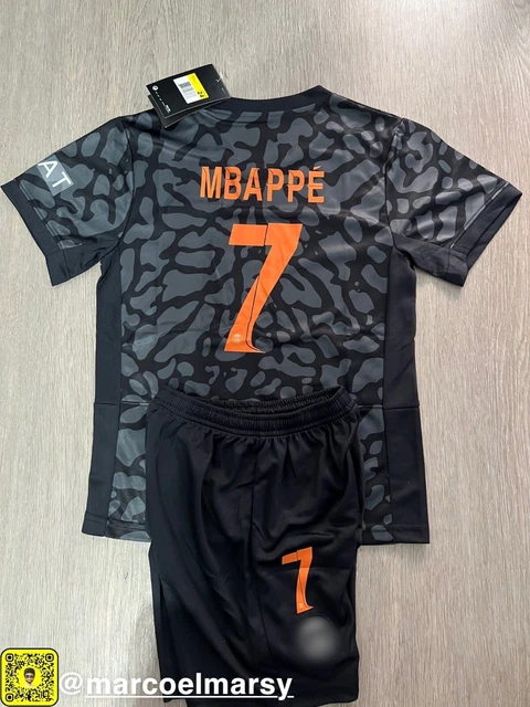 BELLE TENUE COMPLÈTE Mbappé enfant football PSG 2024 de 8 à 14 ans Blanc  Away EUR 27,99 - PicClick FR