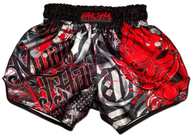 Originale Muay Thai Hose aus Thailand YAKSHA Demons Kickboxen Boxen Kampfsport