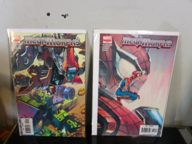 Mega Morphs #2 -3 LOT Marvel BAGGED BOARDED