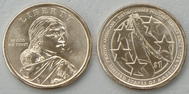 1 Dollaro Sacagawea Moneta Da 1 Dollaro Native American 2025 - Foto 12