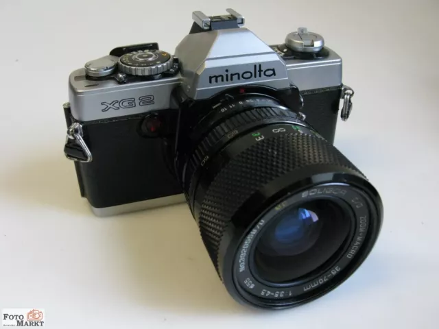 Kit: Minolta Cámara SLR XG2 + Lente de Zoom Mc Macro Soligor 35-70 MM Lente