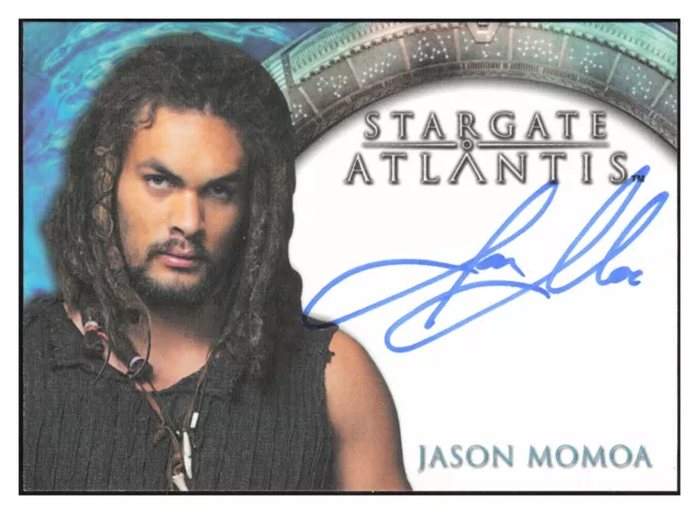 Rittenhouse Stargate Atlantis Season 3 & 4 Jason Momoa as Ronon Dex Auto