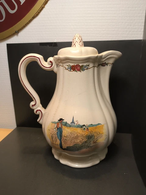 Théière Ancienne Service Alsace Sarreguemines 2
